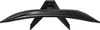 A black monitor stand with a curved design. Anteprima dell’immagine prodotto