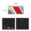 Autocollant DS Performance 3D Official, 60 x 33 mm Voir les images du produit 3