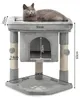 lionto Kratzbaum für Katzen 60 cm, mit Kuschelhöhle, Produktbild-Vorschau 5
