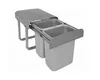 Ekotech Abfallsammler Aladin grau 2x 8 Liter ab 40cm Produktbild-Vorschau 1