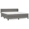 Design Möbel Boxspringbett mit Matratze Dunkelgrau 180x200 Produktbild-Vorschau 2