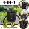 Dunlop 4in-1 Fahrradrucksack 25L - Rolltop Rucksack - Produktbild-Vorschau 7