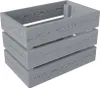 Lermowood Holzkisten Box0422 25 x 40 x 28cm Grau | Produktbild-Vorschau 1