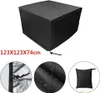 Couverture de table de jardin imperméable (123 x 123 x 74cm Voir les images du produit 1