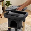 Arbre à gratter Relaxdays, avec cachette, 2 poteaux en Voir les images du produit 6