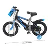 14 Zoll Kinderfahrrad mit Stützrädern Fahrrad Blau für Produktbild-Vorschau 5