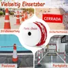 LARS360 50m Absperrkette Rot/Weiß Kunststoffkette Produktbild-Vorschau 4