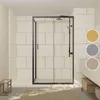 Porte de douche coulissante 140x200 cm - Verre transparent Voir les images du produit 9