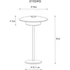 Globo Lighting Tischleuchte Metall grau matt, LED Produktbild-Vorschau 14
