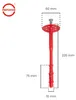 PROTEKTOR 100x Dämmstoffdübel Ø10x220mm mit Stahlnagel für Produktbild-Vorschau 2