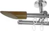 BASIT® Innenlauf Gardinenstange Edelstahl Look 16mm Produktbild-Vorschau 1