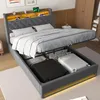 MODFU Jugendbett 140×190 mit LED-Kopfteil und Produktbild-Vorschau 2