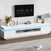 Support TV 175x38x45 cm, 2 meubles bas, 1 tiroir, éclairage Voir les images du produit 3