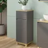 Meuble middle Vicco Livia Anthracite 30x80cm avec tiroir, Voir les images du produit 3