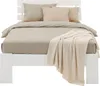 Homestyle4u Holzbett 90x200 Einzelbett mit Lattenrost Weiss Produktbild-Vorschau 12