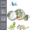 Detský riad "Dino", 3-dielny, farebný Náhľad obrázku produktu 5