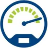 A graphic representation of a speedometer or gauge. Produktbild-Vorschau