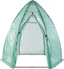 A green greenhouse tent with an open entrance, shown against a white background. Produktbild-Vorschau