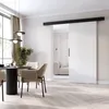 Posuvné dveře do interiéru BARRET 11 - 106 cm, bílé / černé Náhled obrázku produktu 1