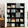 Kleiderschrank Garderobe Regalsystem mit Türen PP Produktbild-Vorschau 7