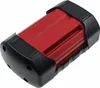 A red and black battery pack is shown against a white background. Náhled obrázku produktu