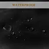 Water droplets on a black fabric surface, with the word "WATERPROOF" at the top. Náhled obrázku produktu