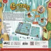 The back of a board game box for 'Grizzly Lachsfang am Wasserfall'. Produktbild-Vorschau