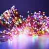 LAMPADINE FILO 50 LED a batteria colorate filo Ghirlanda Anteprima dell’immagine prodotto 4