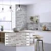 3D-Wandpaneele PVC | Ziegeloptik | Grau Ziegel - 1 Platte - Produktbild-Vorschau 1