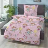 Biberna Feinbiber Bettwäsche Kids Einhorn rose 135x200 cm + Produktbild-Vorschau 1