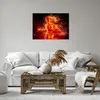 Bild auf Leinwand - Leinwandbild - Frau Flammen Produktbild-Vorschau 6