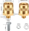 M8 Batteriepoladapter mit Edelstahlschrauben, Auto Batterie Produktbild-Vorschau 2