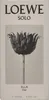 A product box for Loewe Solo Ella Elixir perfume, featuring a black and white image of a flower. Voir les images du produit