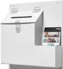 Boîte de collecte Deflecto blanche pour comptoir et montage Voir les images du produit 1