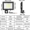LILIIN 100W LED-schijnwerper met bewegingssensor, 3500 Productafbeelding-voorbeeld 2