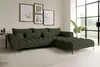 99rooms Ferrano Ecksofa Chenille EDEN Olive Rechts mit Produktbild-Vorschau 2