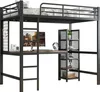 OKWISH Lit Mezzanine 90x200 cm – Table Intégrée et Voir les images du produit 11