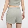 Nike W Nsw Essntl Flc Hr Short Ft Dk Grey Heather/White M Produktbild-Vorschau 8