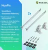 NuaSol Support pour centrale de balcon, set de 2 | Support Voir les images du produit 3