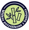 A circular logo with a light green background and a dark blue border. The logo features an illustration of bamboo stalks and leaves. Text is written in a curve around the border. Podgląd zdjęcia produktu