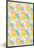 MuchoWow® MuchoWow® Gerahmtes Poster Blumen - Collage - Produktbild-Vorschau 1