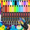 Montessa Acrylstifte Set, 24 Farben, Wasserfeste Marker für Produktbild-Vorschau 2