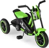 A children's tricycle with a motorcycle design, shown from a diagonal angle against a white background. Produktbild-Vorschau