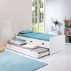 Bett mit Stauraum JESSY aus massiver Kiefer weiß, schönes Produktbild-Vorschau 8
