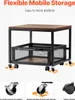 VEVOR scaffale per mini-frigo, portata 90 kg, con carrello Anteprima dell’immagine prodotto 4