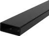 A close-up, angled view of a black metal handrail section against a white background. Podgląd zdjęcia produktu