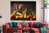MuchoWow® Poster Gemüse - Obst - Rustikal - Tisch 160x120 Produktbild-Vorschau 2