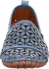 Gemini Damen Slipper Leder Mokassin floral Blumen Cutouts Produktbild-Vorschau 10