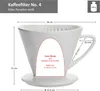 Kaffeefilter No 4 Porzellan 16x14x11cm weiß Produktbild-Vorschau 3