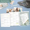 Family-Timer 2026 / A5+ / Minty Leaves / Häfft-Verlag Produktbild-Vorschau 6
